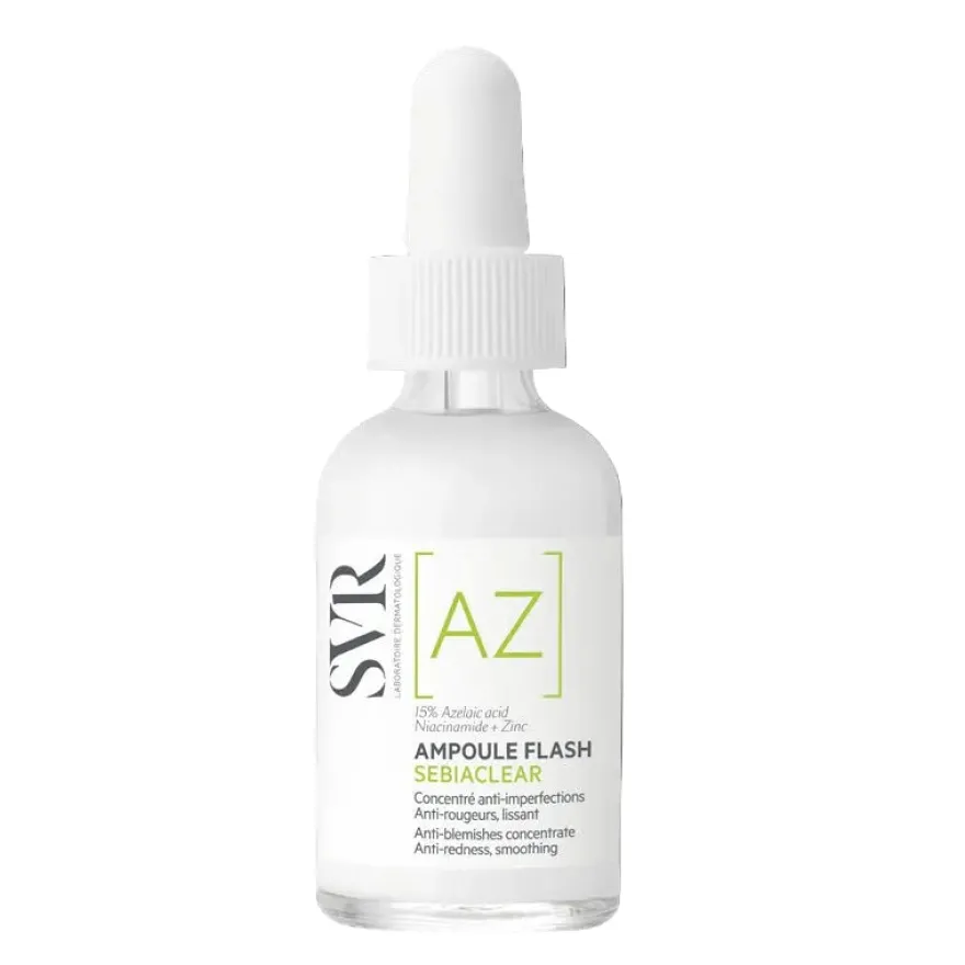 SVR Sebiaclear Az Azelaico Ampoule Flash 30 ml
