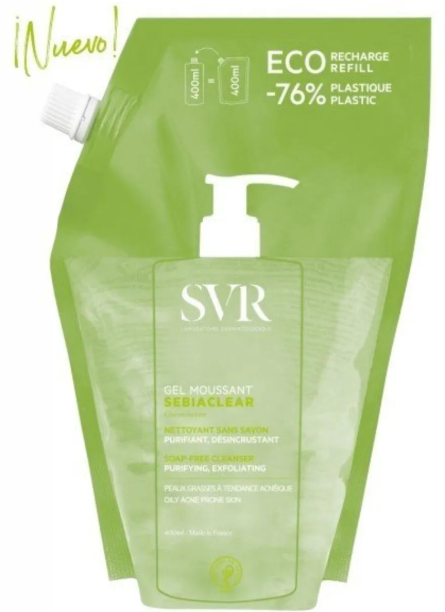 SVR Sebiaclear Gel Moussant Eco-Pack 400 ml