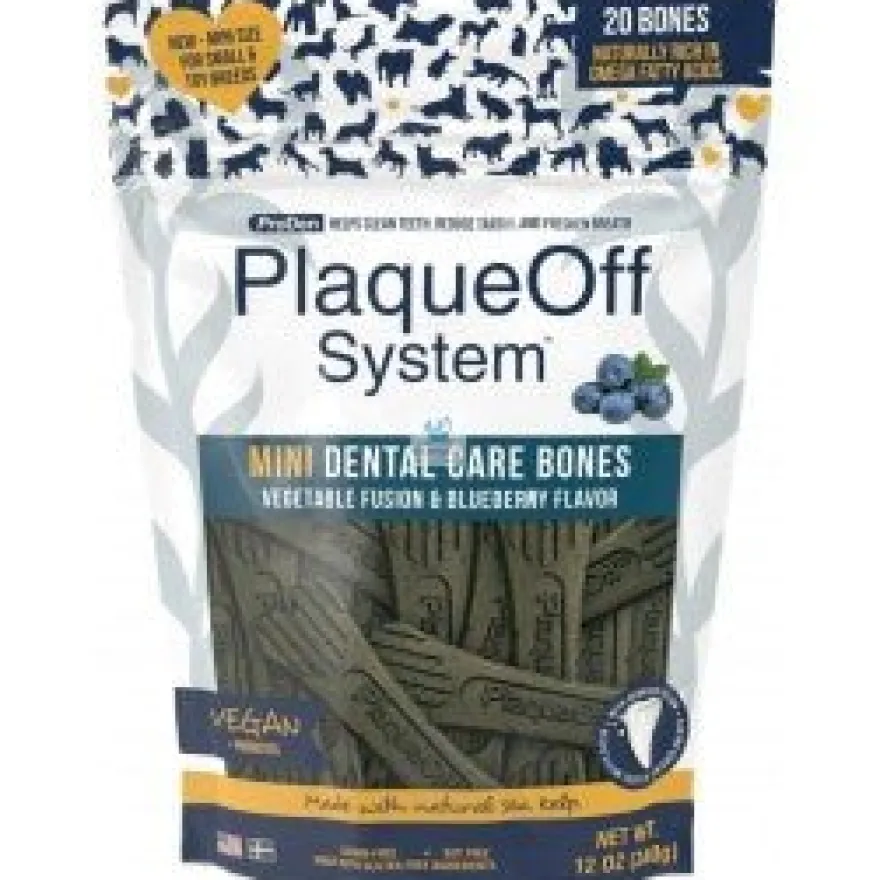 Swedencare PlaqueOff Dental Bones Mini Veggie 340g