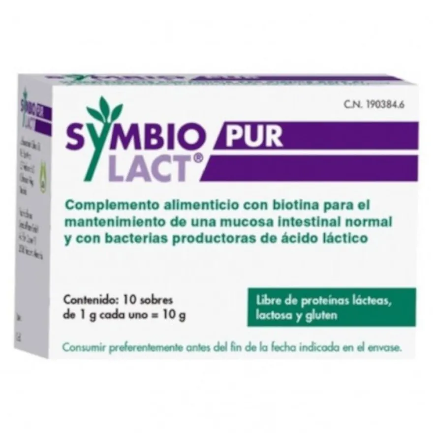 Symbiopharm Symbiolact Pur Sin Proteína Láctea 10 Sobres