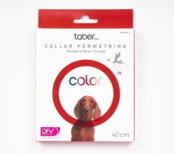 Taberdog Collar Con Permetrina 40 Cm Rojo