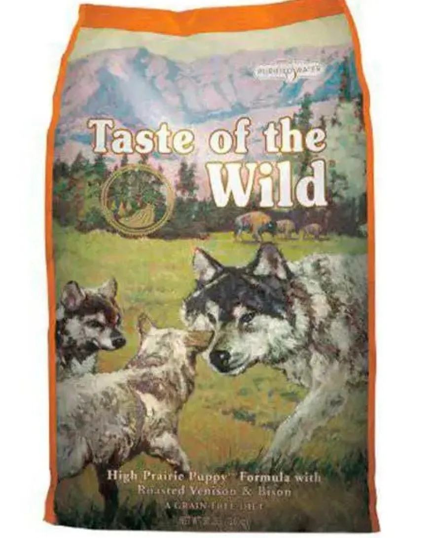 Taste Canine Puppy High Prairie Bisonte Comida Seca 12,2kg
