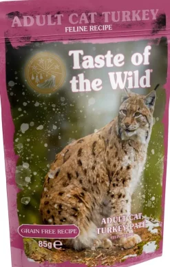Taste of The Wild TUTE Pate de Pavo para Gatos Adultos 12x85g