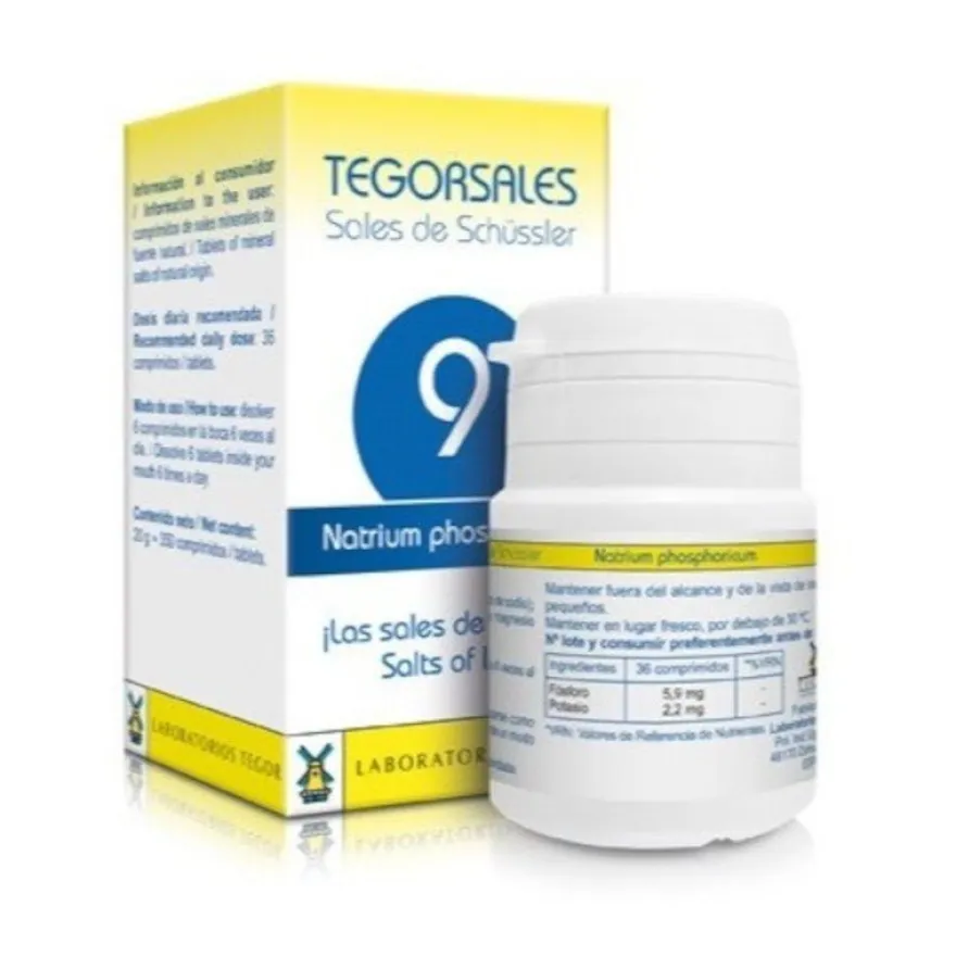 Tegor Tegorsales 9 Fosfato de Sodio 350 Comprimidos