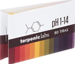 Terpenic Tiras pH 1-14 80 Unidades