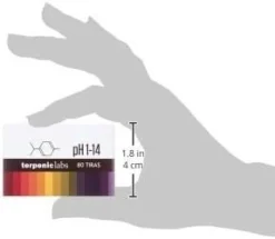 Terpenic Tiras pH 1-14 80 Unidades