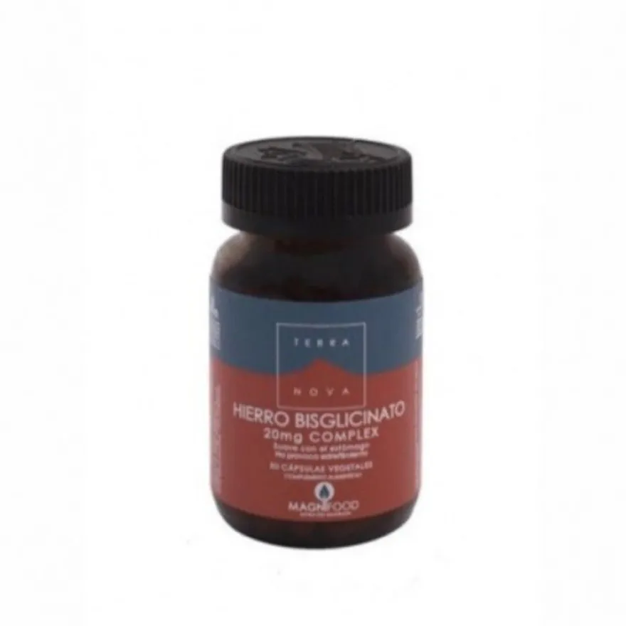 Terranova Hierro Bisglicinato 20 mg 100 Cápsulas