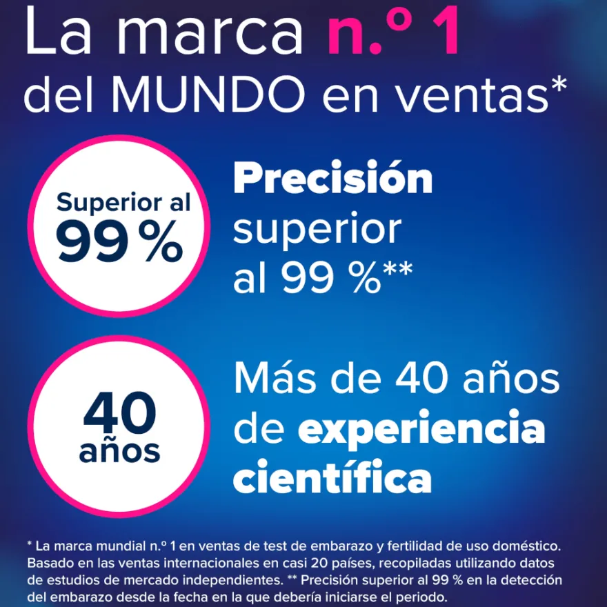 Test Embarazo Analógico Detección Temprana Clearblue 2 Uds