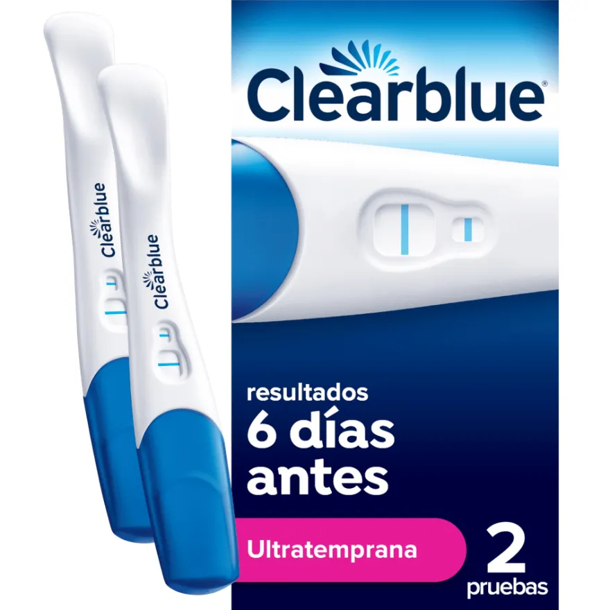 Test Embarazo Analógico Detección Temprana Clearblue 2 Uds