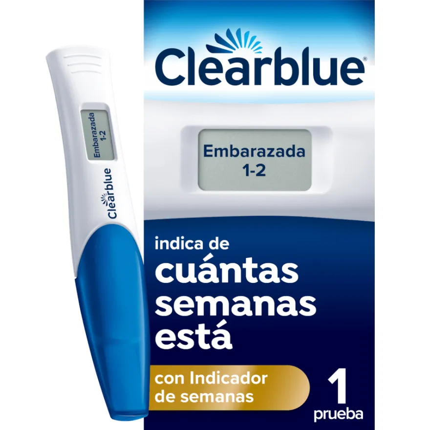Test Embarazo Digital con Indicador de Semanas Clearblue 1 Prueba