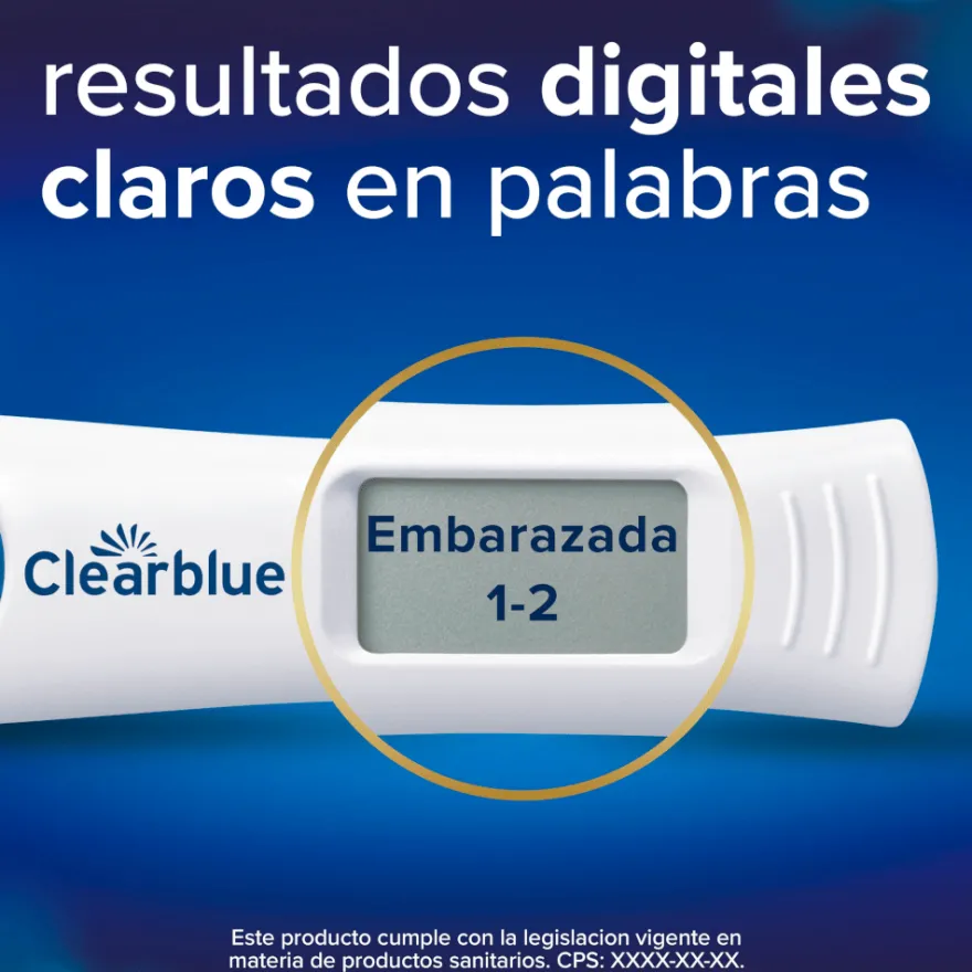 Test Embarazo Digital con Indicador de Semanas Clearblue 1 Prueba