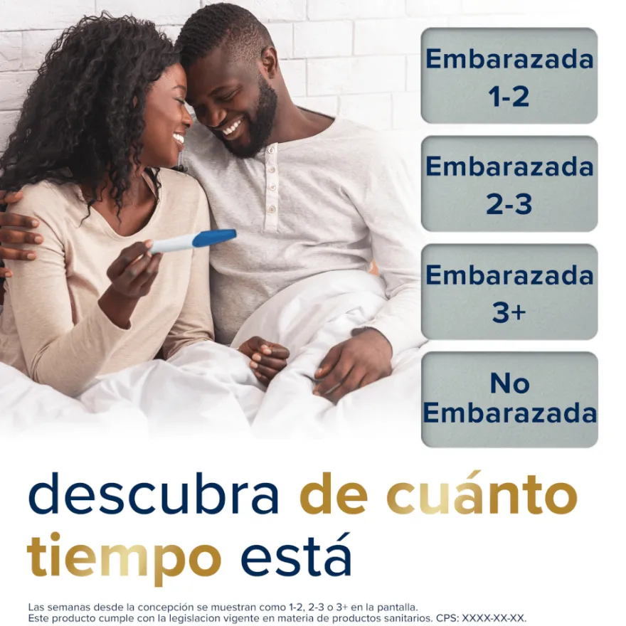 Test Embarazo Digital con Indicador de Semanas Clearblue 1 Prueba