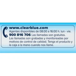 Test Embarazo Digital Detección Temprana Clearblue 1 unidad