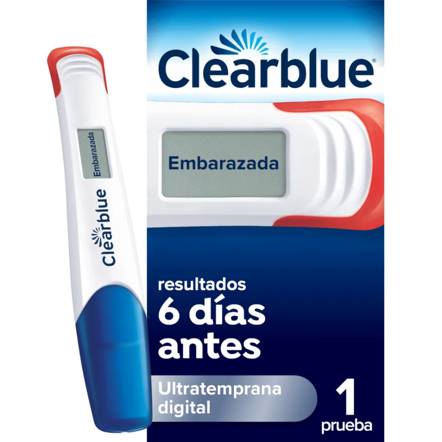 Test Embarazo Digital Detección Temprana Clearblue 1 unidad