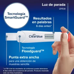 Test Embarazo Digital Detección Temprana Clearblue 1 unidad