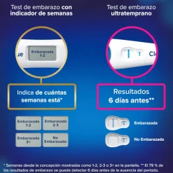 Test Embarazo Pack Digital Semanas + Analógico Detección Temprana Clearblue
