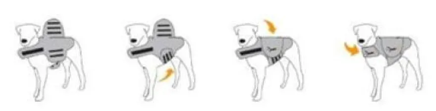 ThunderShirt Chaleco Antiestrés para Perros M 1 unidad