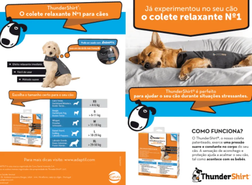 ThunderShirt Chaleco Antiestrés para Perros S 1 unidad