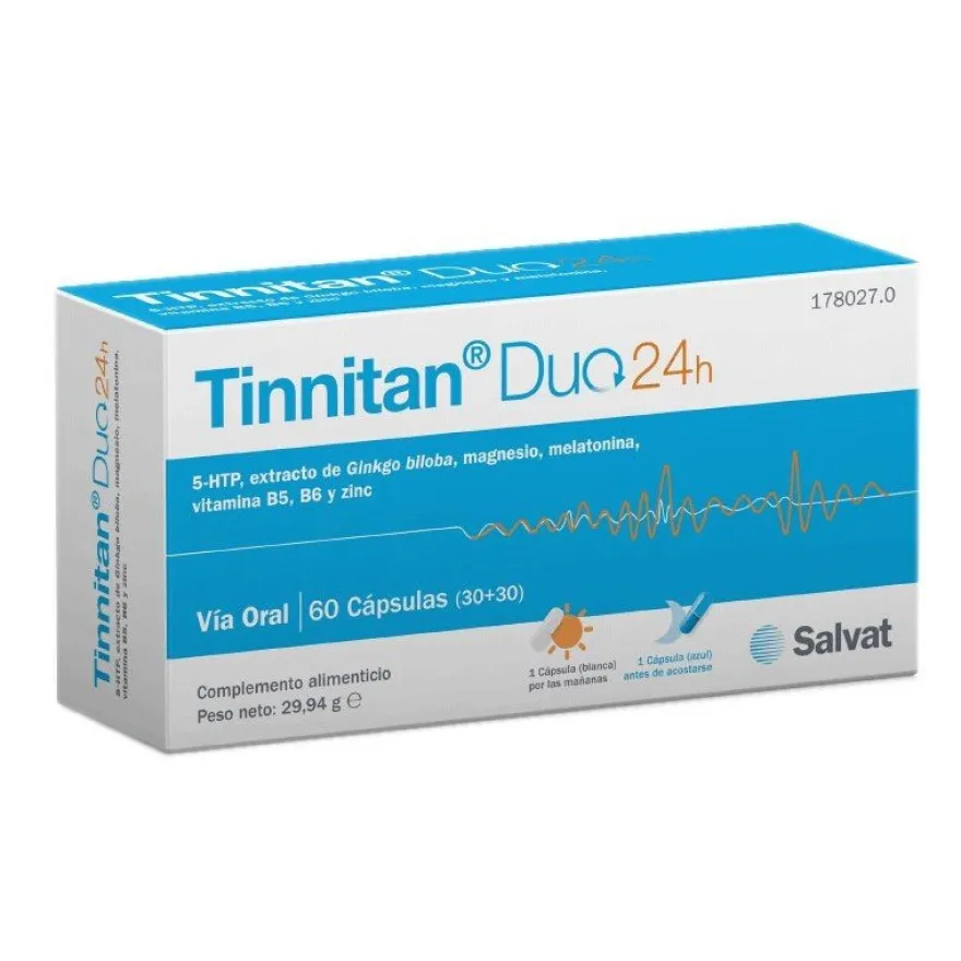 Tinnitan Duo 24 horas 60 cápsulas