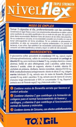 Tongil Nivelflex 782 mg 100 Cápsula