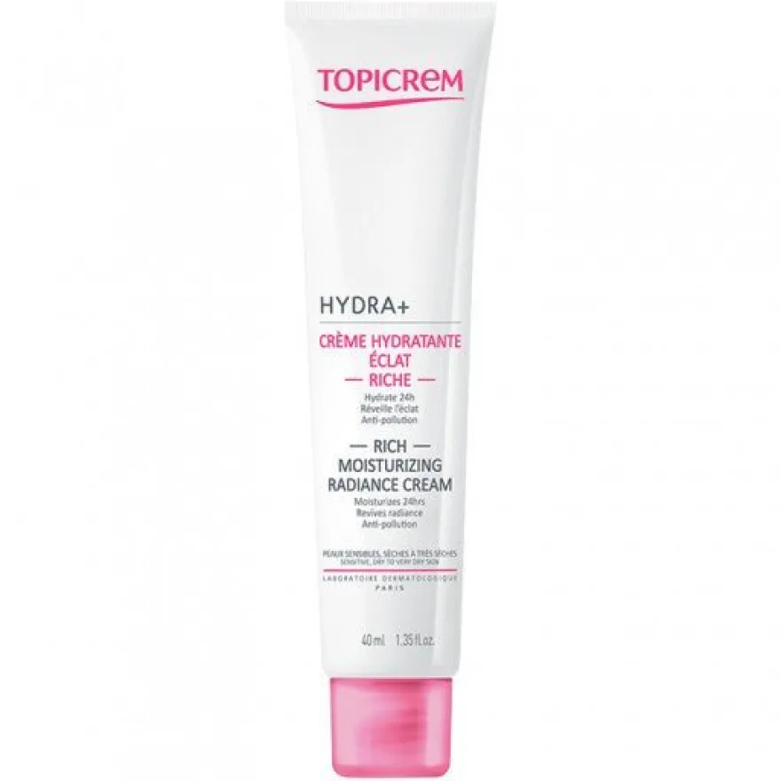 Topicrem Crema Hidratante Iluminadora Rica Hydra+ 40ml