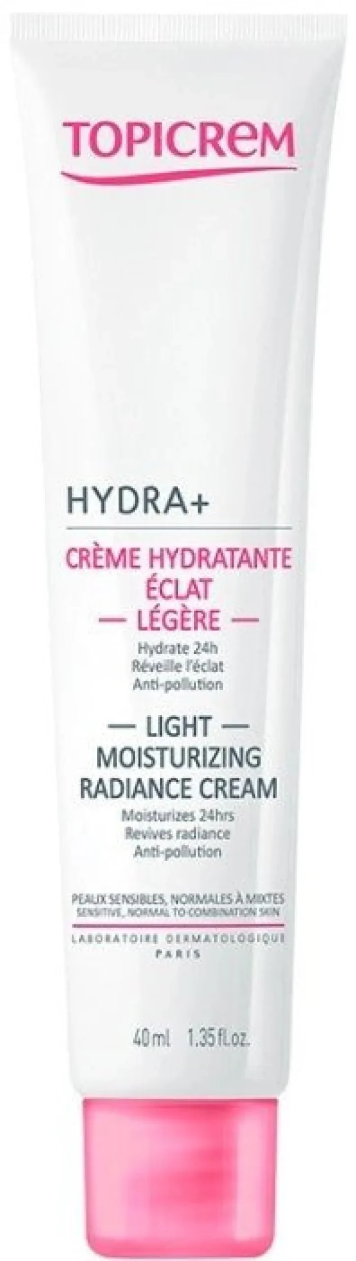 Topicrem Crema Hidratante Iluminadora Rica Hydra+ 40ml
