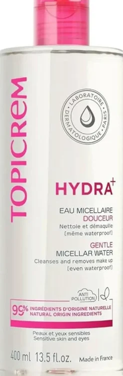 Topicrem Hydra+ Agua Micelar Suave 400ml