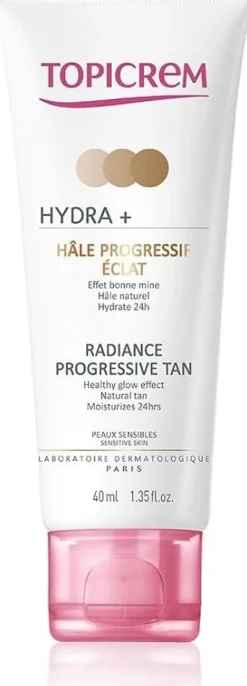 Topicrem Hydra+ Bronceado Progresivo Facial Crema 40ml