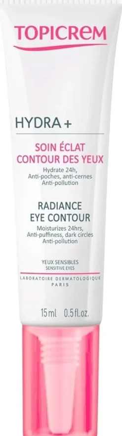Topicrem Hydra + Radiance Contorno de Ojos Gel Crema 15ml