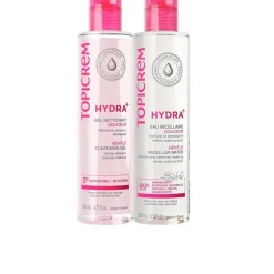 Topicrem Hydra+ Rutina Facial Gel Limpiador y Agua Micelar 2 Piezas 200ml
