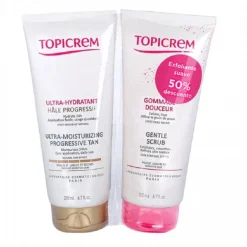 Topicrem Ultra Hidratante Bronceado 200ml + Exfoliante 200ml