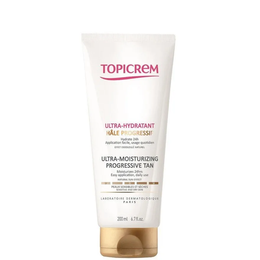 Topicrem Ultra Hidratante Bronceado Progresivo Corporal 200ml