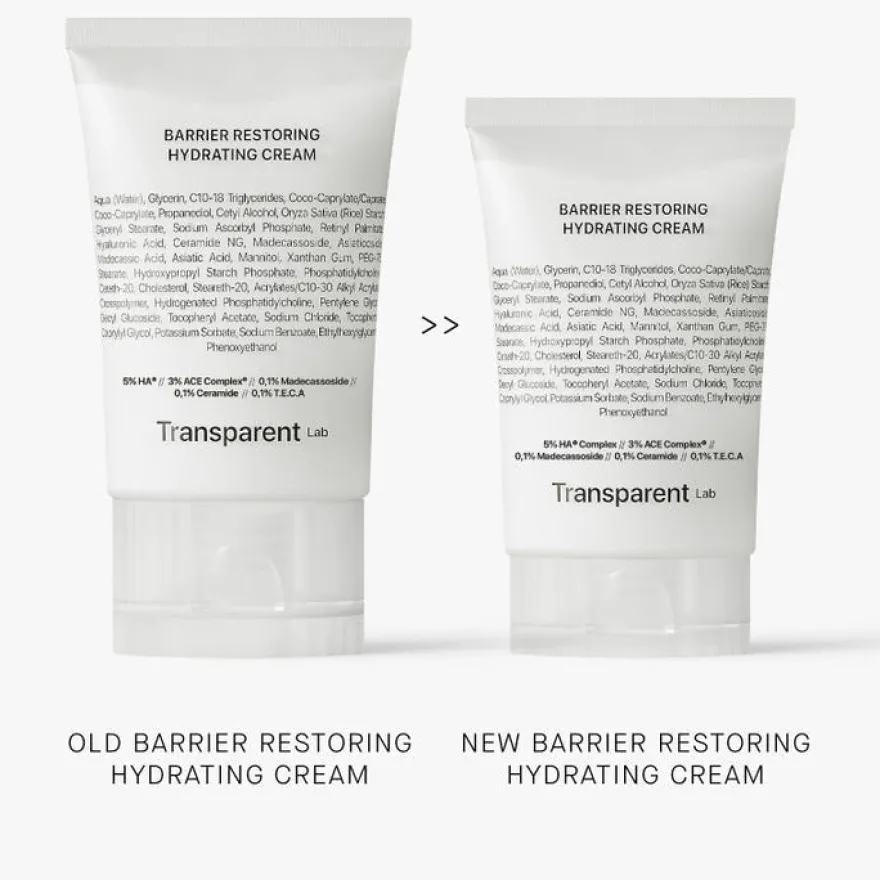 Transparent Lab Barrier Restoring Hydrating Cream 50ml