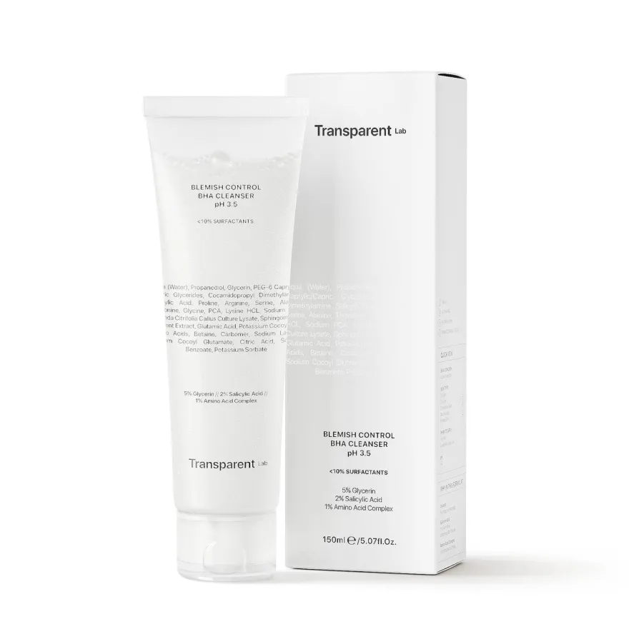 Transparent Lab Blemish Control Bha Cleanser Ph 3.5 150ml