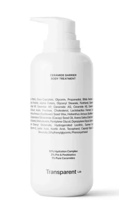Transparent Lab Ceramide Barrier Body Treatment 400ml
