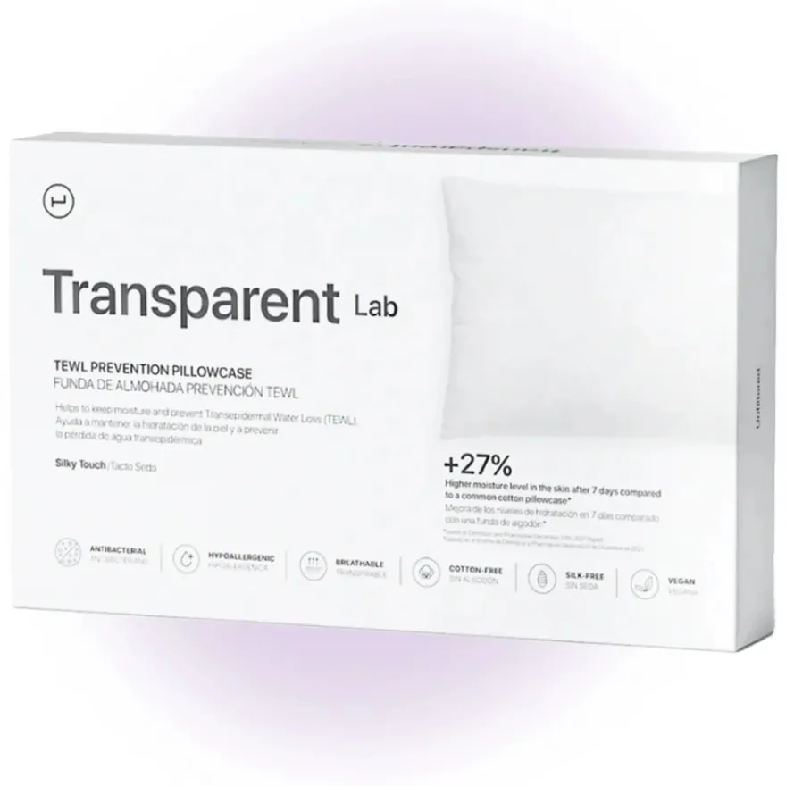 Transparent Lab Funda de Almohada Standard Size 40x80cm 1un