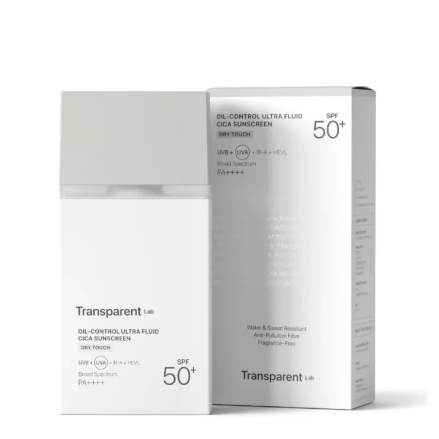 Transparent Lab Oil-Control Ultra Fluid Cica Sunscreen 100ml