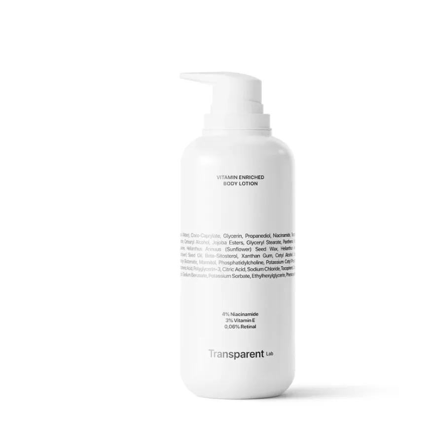 Transparent Lab Vitamin Enriched Body Lotion 400ml