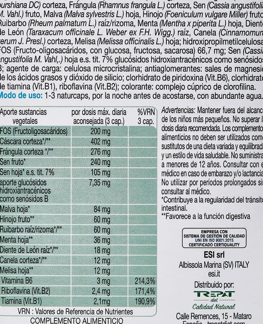 Trepatdiet Colon Cleanse Flor 30 Cápsulas