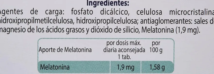 Trepatdiet Melatonin Retard Pura 1,9 Mg 60 Mtabs