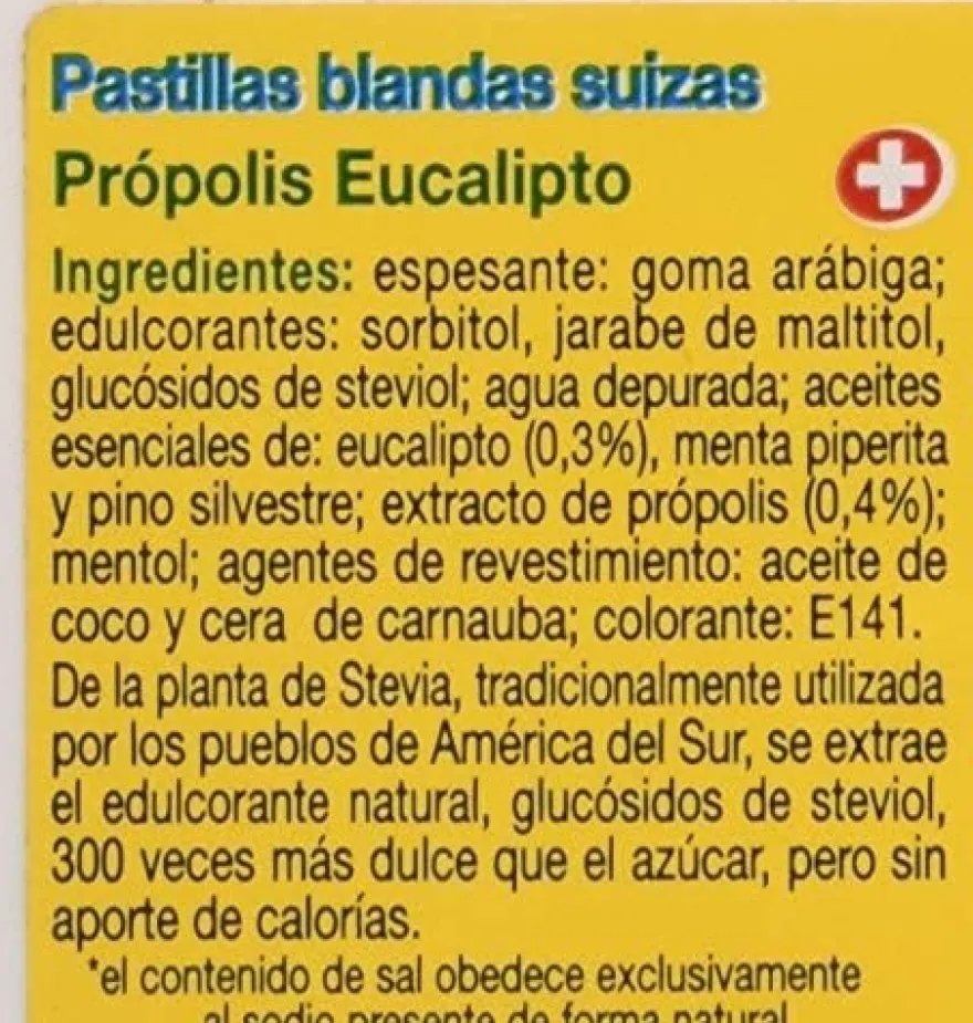 Trepatdiet Propolaid Pastillas Blandas Suizas Eucalipto