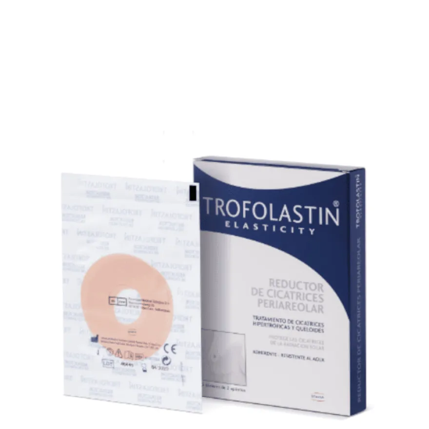 TROFOLASTIN Reductor de Cicatrices Periareolar 3x2 parches