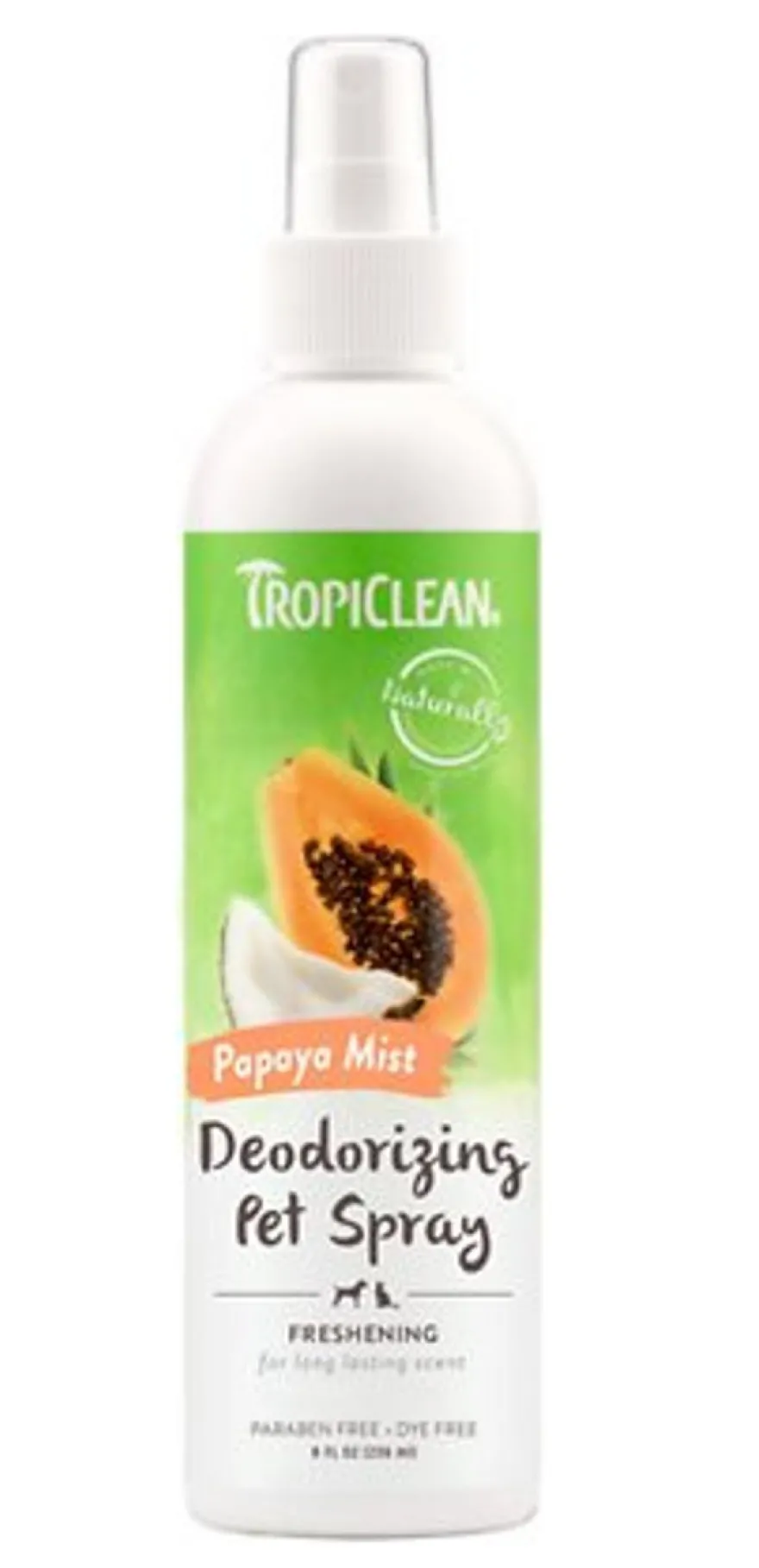 Tropiclean Spray Desodorizante Papaya Coco 236ml