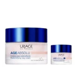 Uriage Age Absolu Set de Regalo, Crema Rosa 50ml + Mascarilla de Noche 15ml