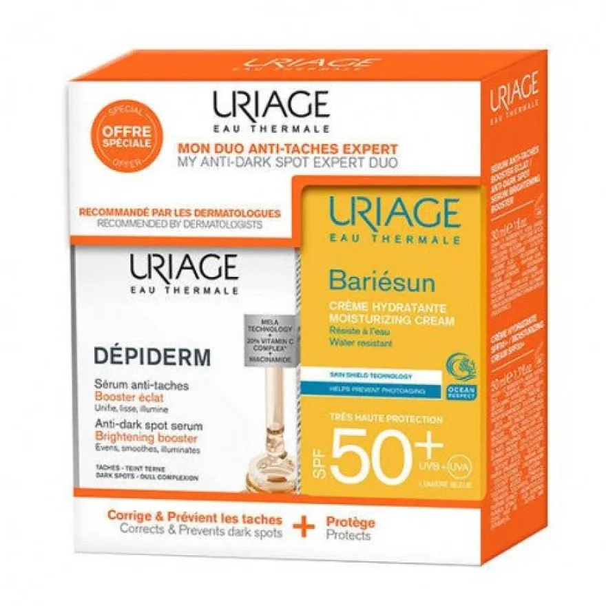 Uriage Depiderm Set Cuidado Facial 2 piezas