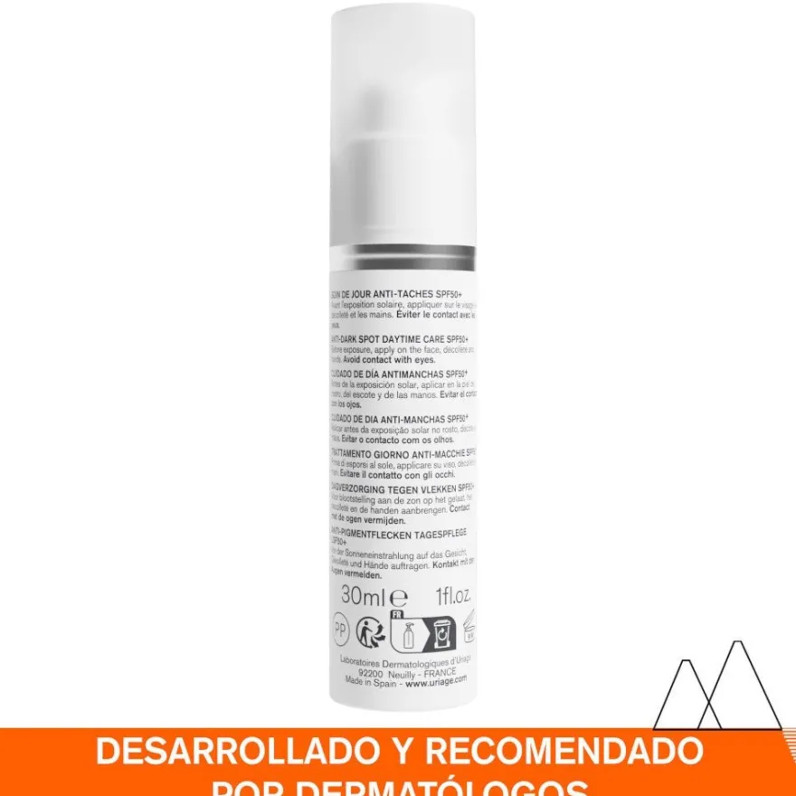 Uriage Dépiderm Cuidado de Día Antimanchas SPF50+ 30ml