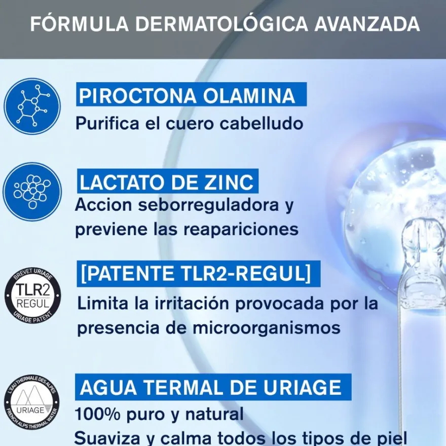 URIAGE DS Champú Anticaspa 200 ml