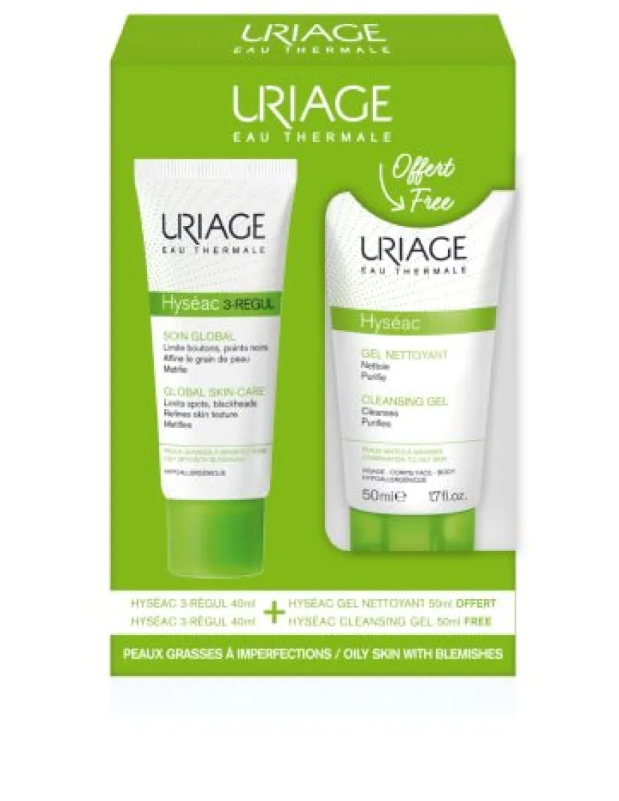 Uriage Hyseac 3 Regul+ Kit Facial 90ml