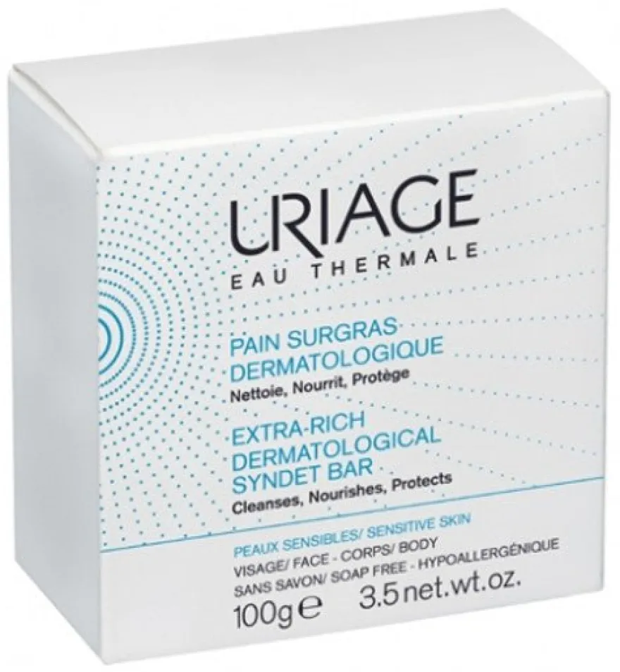 Uriage Pan Surgras Jabón Dermatológico Barra 100g