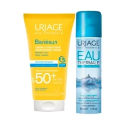 Uriage Solar Facial Lote Crema y Spray Hidratante 50ml + 50ml